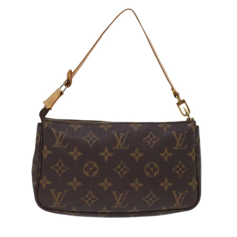 Louis Vuitton Pochette Accessoires Brown Canvas Clutch Bag (Pre-Owned) - Picture 2 of 12